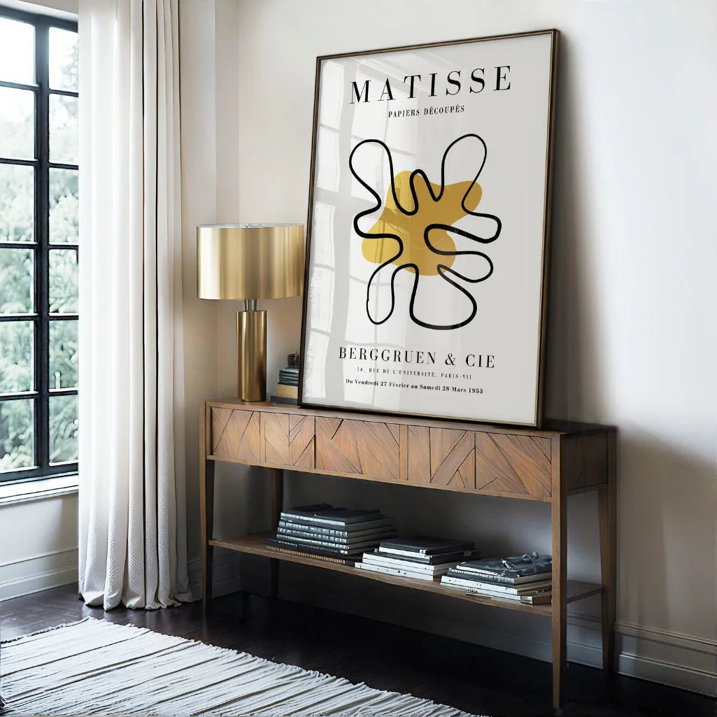 Matisse Mosterdaccent Vorm Poster