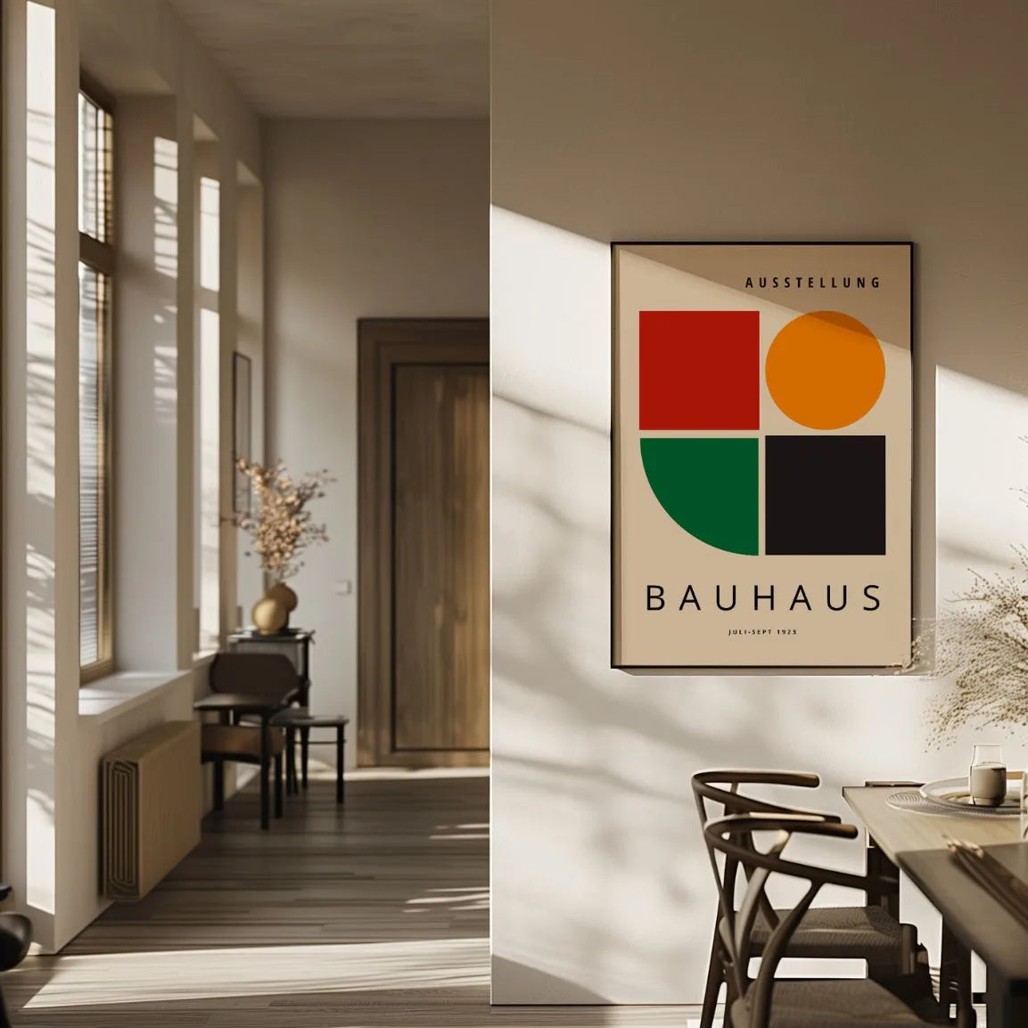 Bauhaus Groen Harmonie Poster
