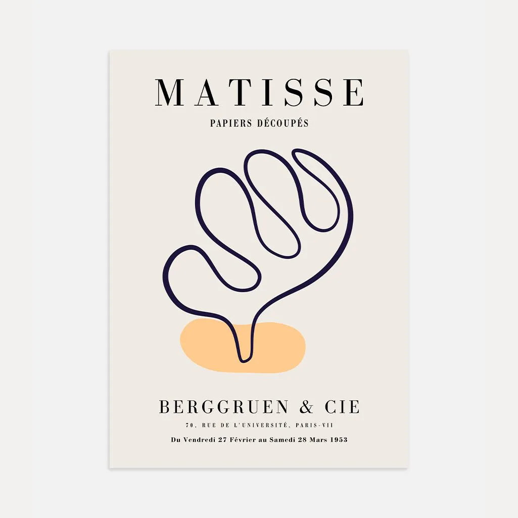 Matisse Oranje Accent Vorm Poster