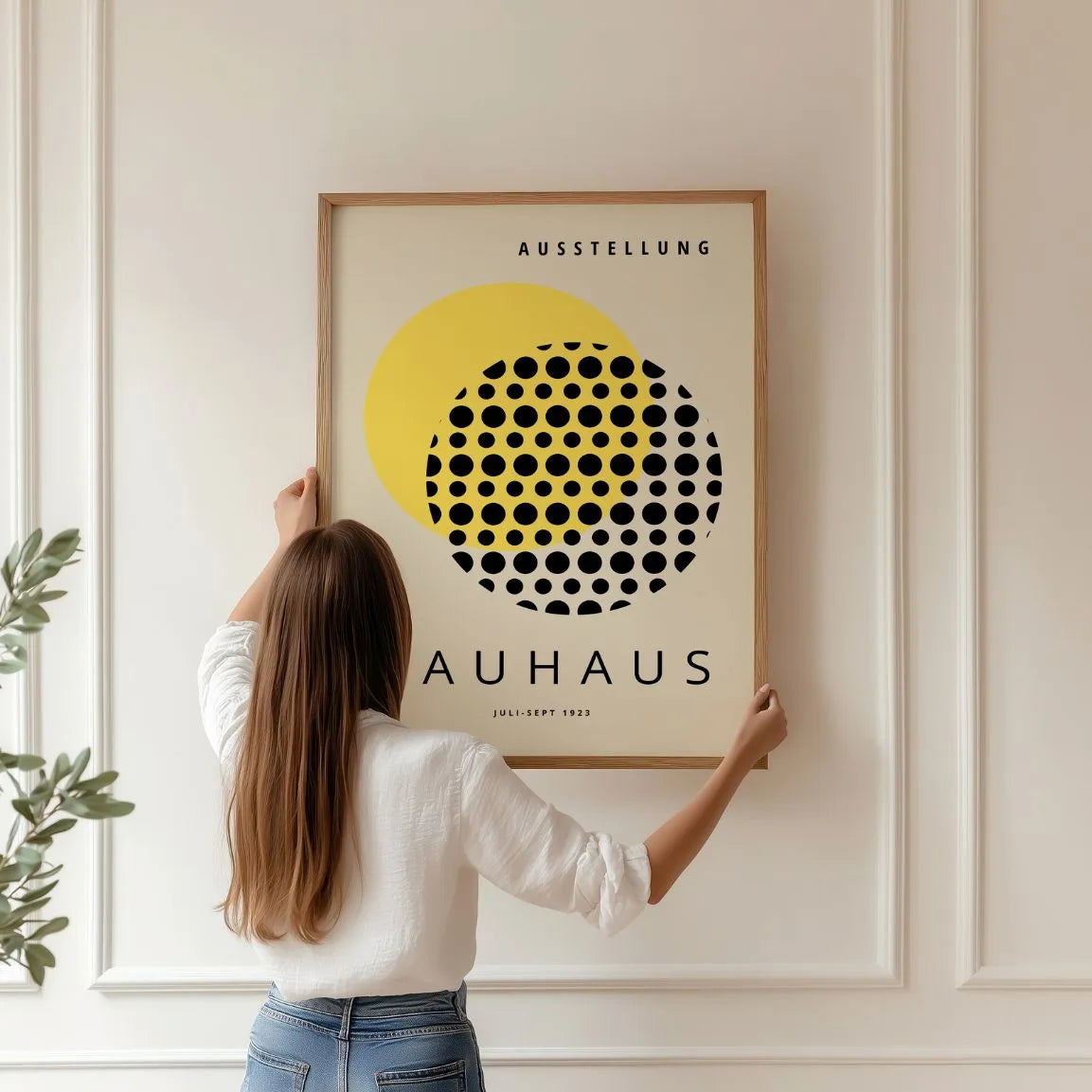 Bauhaus Gele Zon Poster