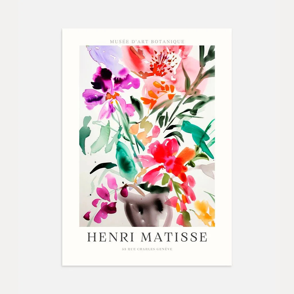Matisse Aquarel Boeket Poster