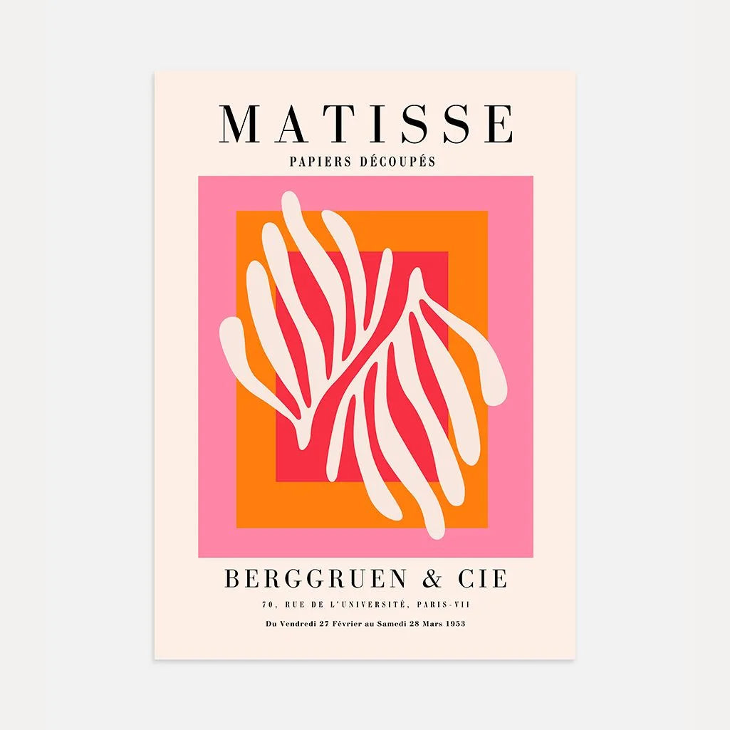 Matisse Koraal Warm Poster