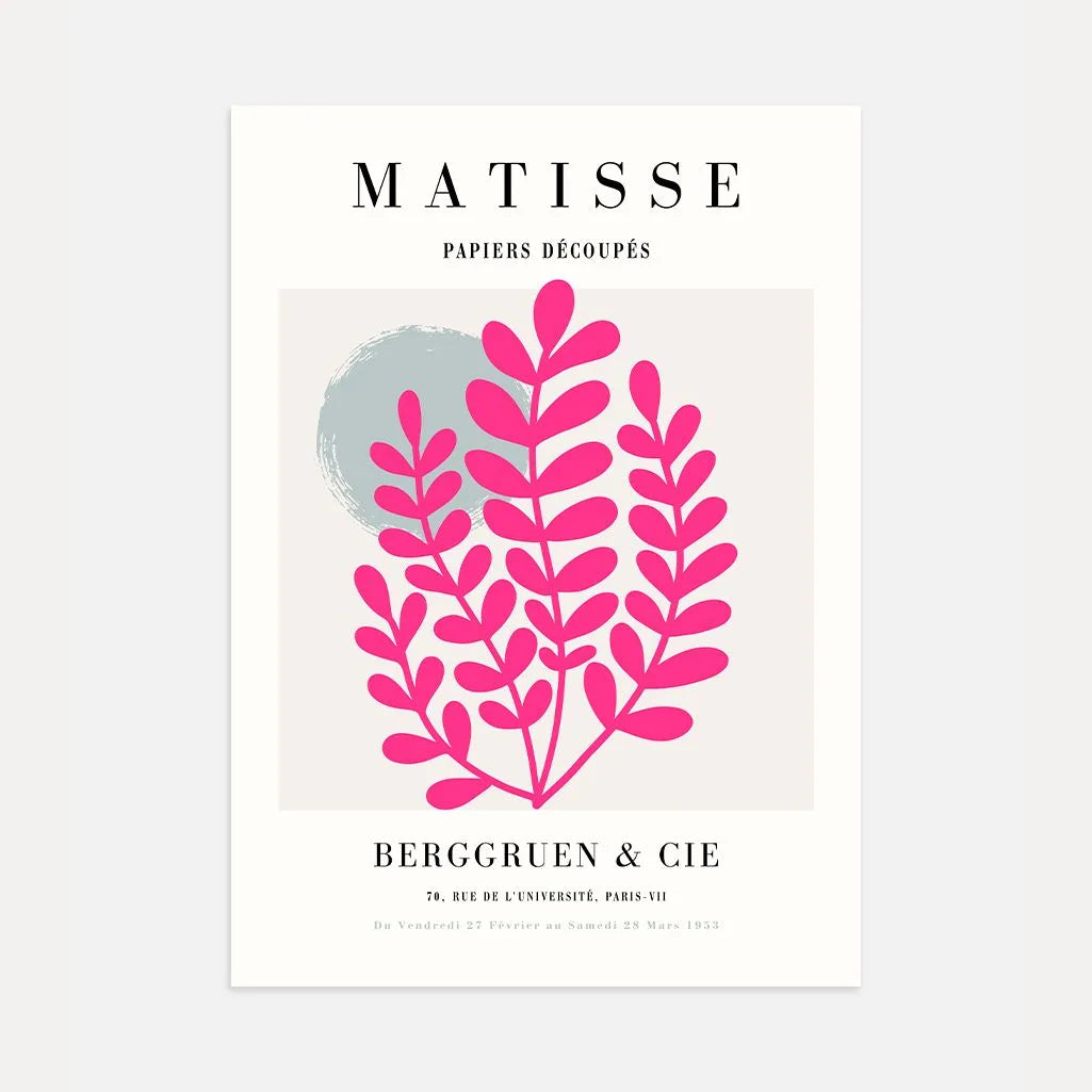 Matisse Roze Tak Poster