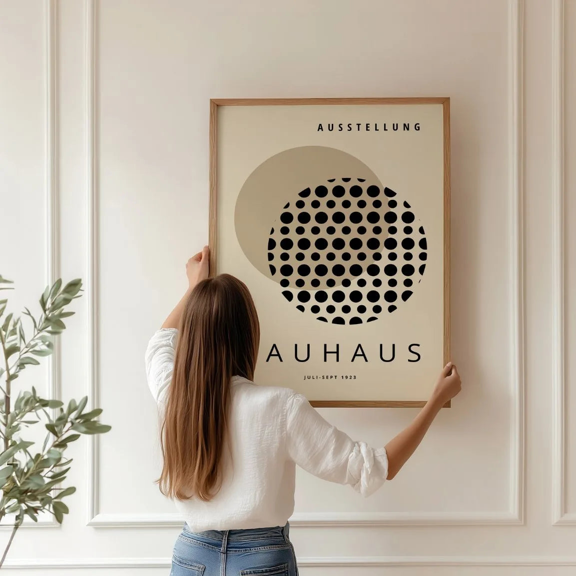 Bauhaus Spiegeling Poster