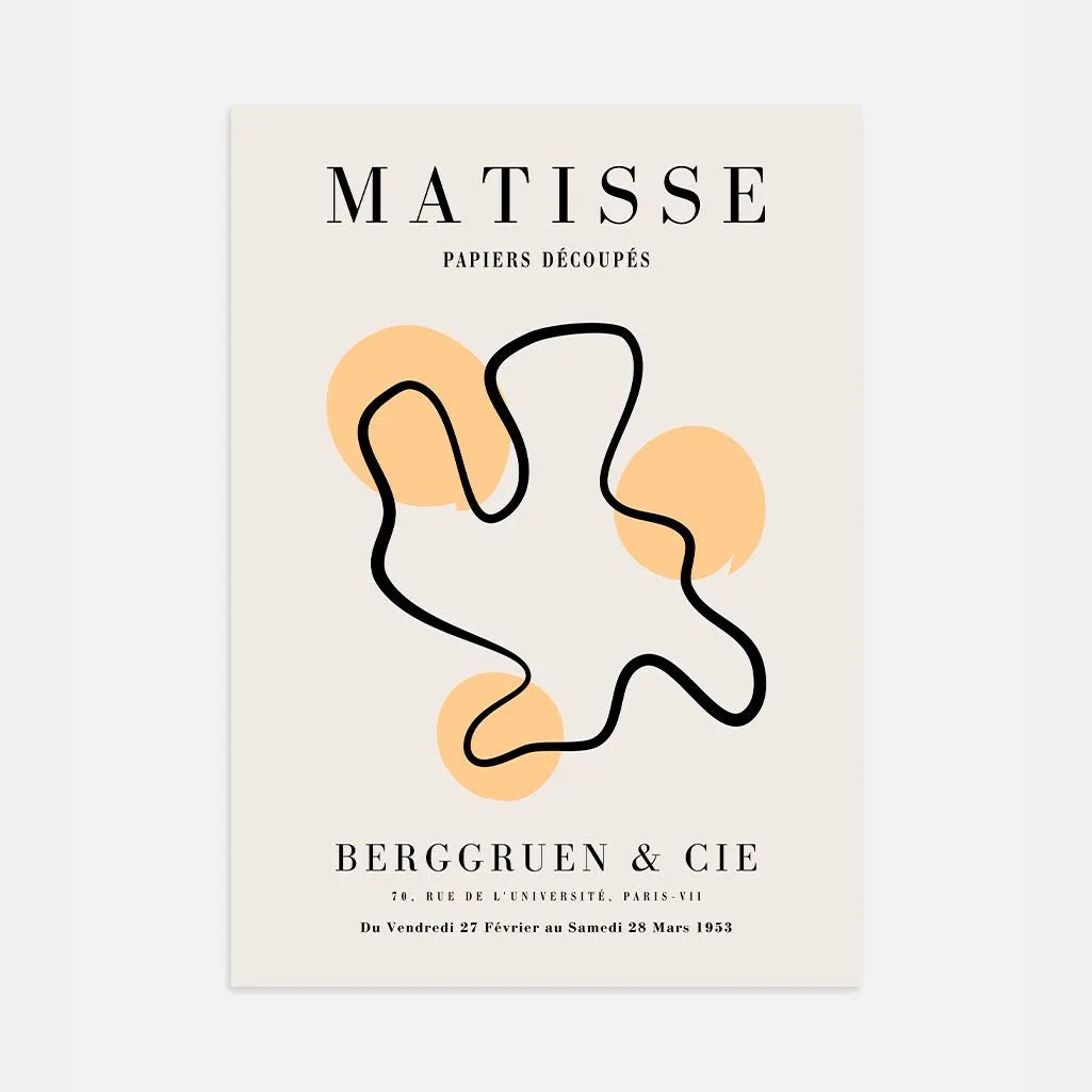 Matisse Abstracte Lijn Poster