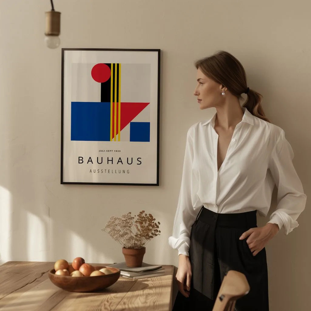 Bauhaus Kleurcontrast Poster