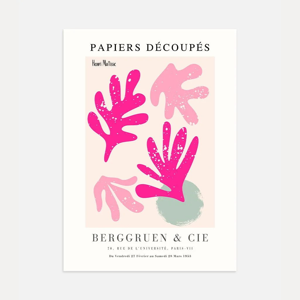 Matisse Roze Vrolijk Poster