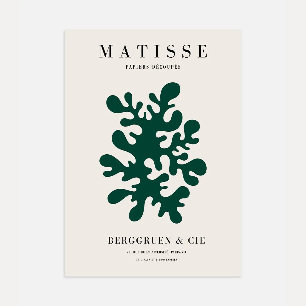 Matisse Diepgroen Poster