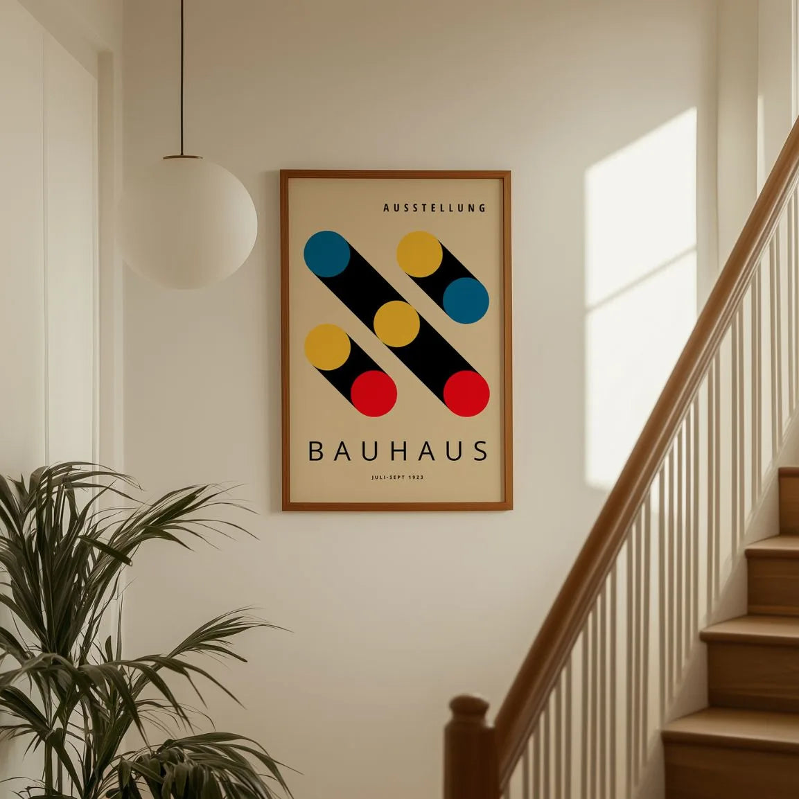 Bauhaus Schaduw Cirkels Poster
