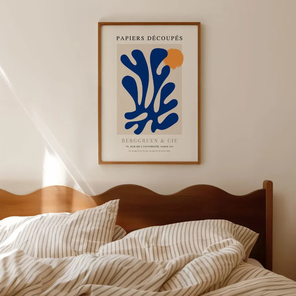 Matisse Blauw Fris Poster