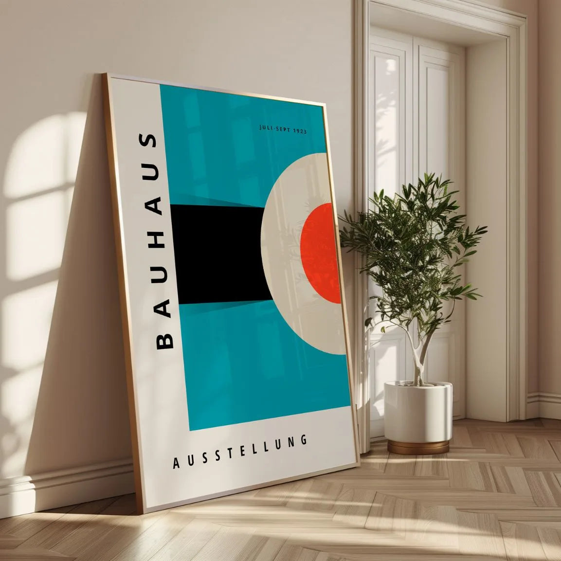 Bauhaus Hemelsblauw Poster