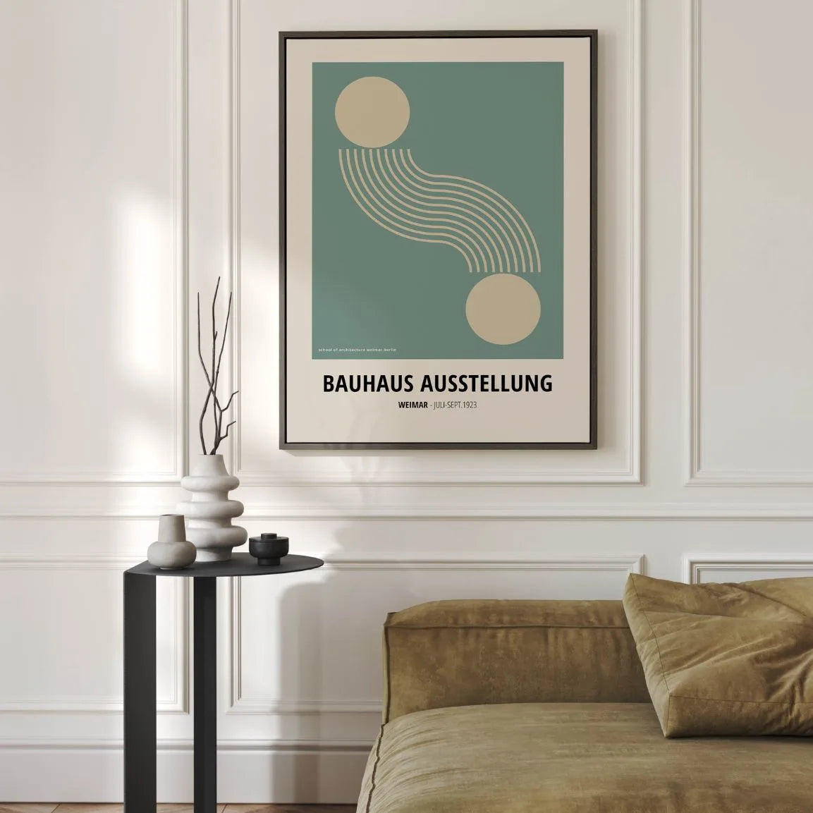 Bauhaus Geometrische Beweging Poster