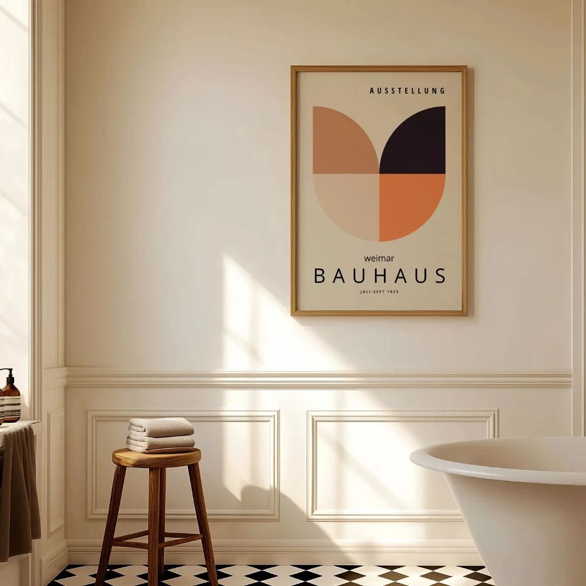 Bauhaus Weimar Warm Poster