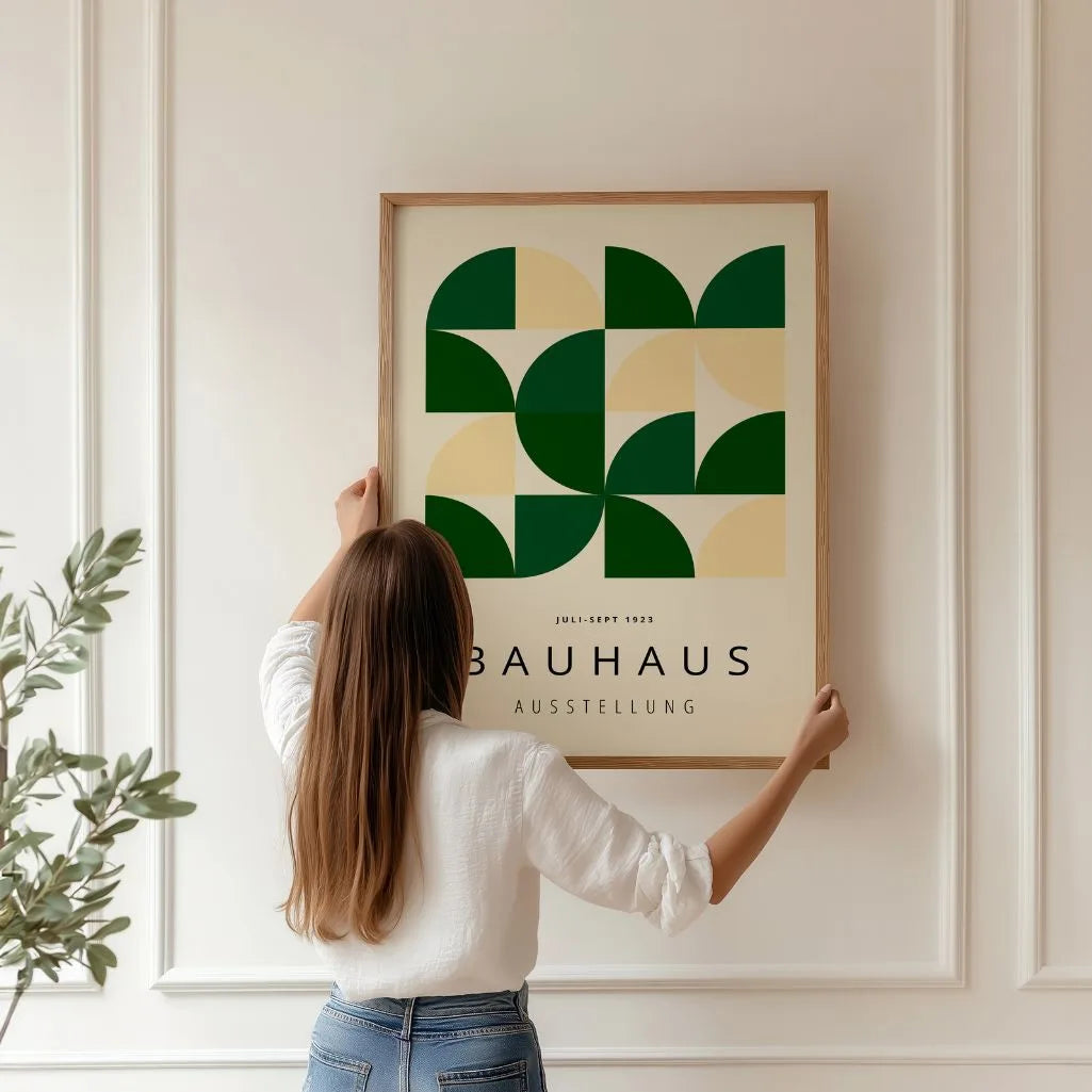 Bauhaus Groen Rust Poster