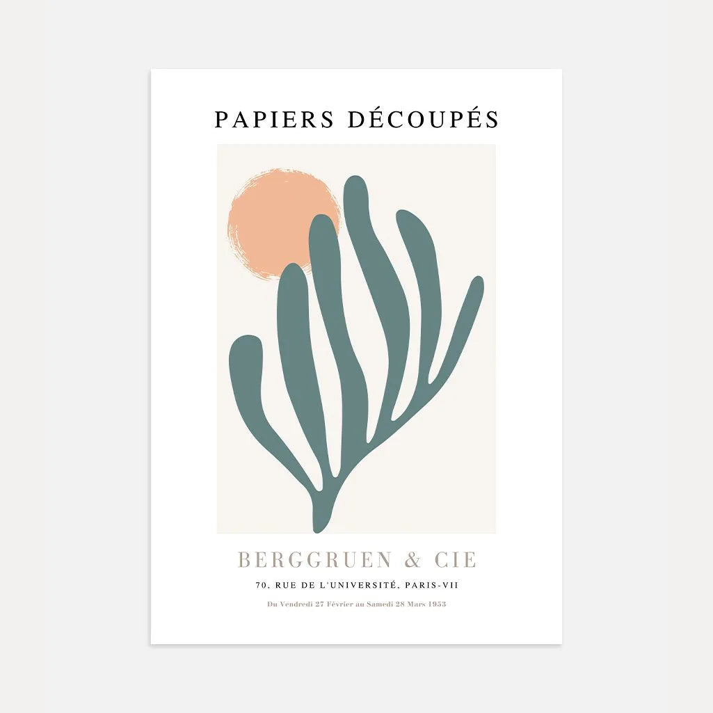 Matisse Groene Tak Zon Poster