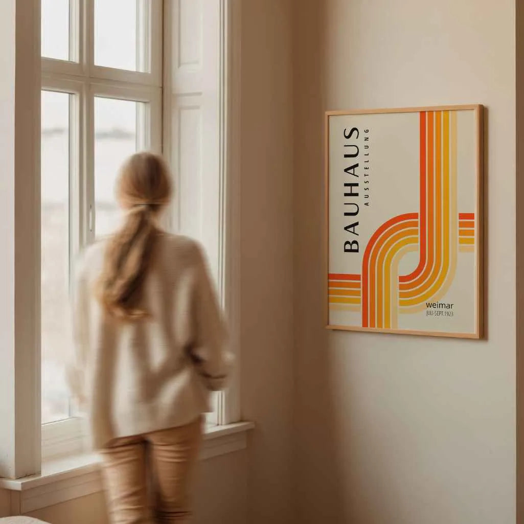 Bauhaus Dynamische Lijn Poster