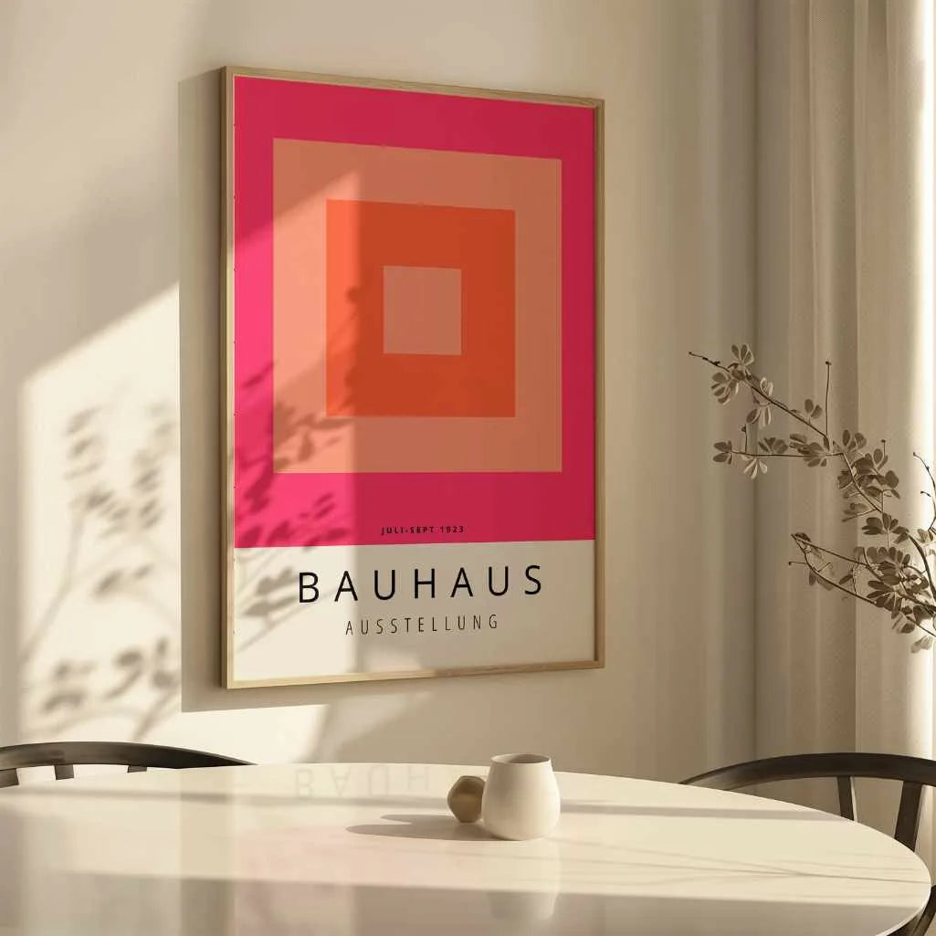 Bauhaus Oranje Poster