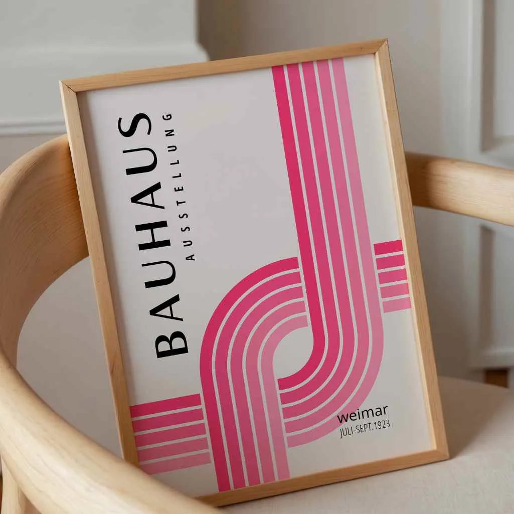 Bauhaus Snijdende Lijnen Poster