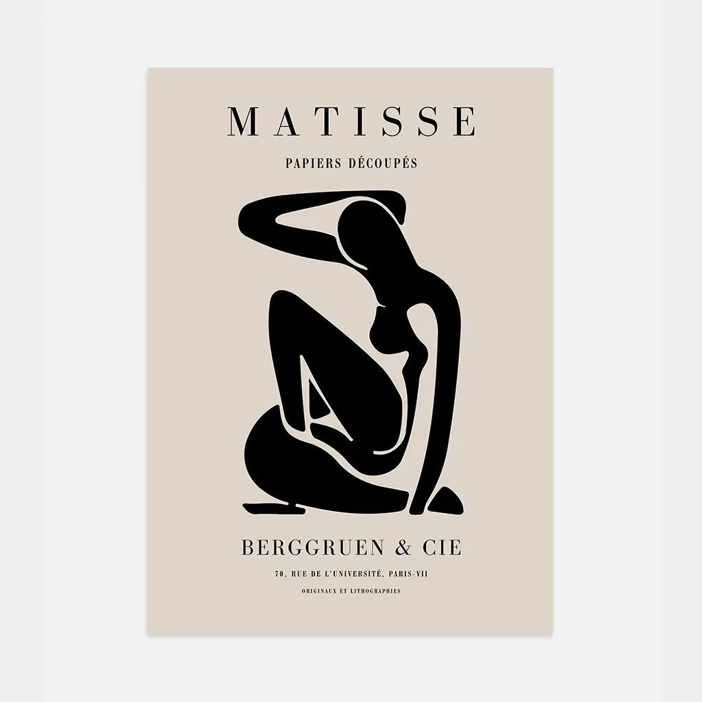 Henri Matisse – Nu Bleu Naakt Poster