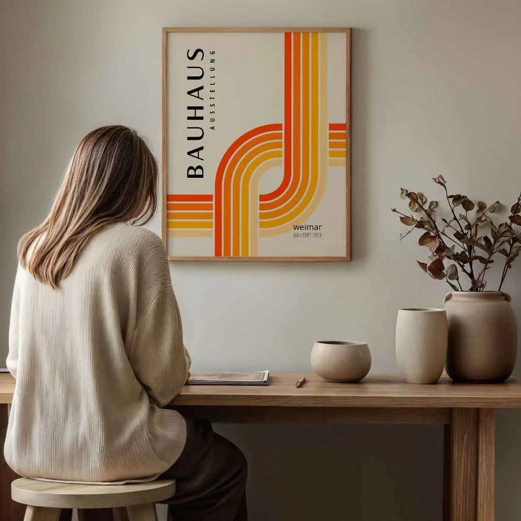 Bauhaus Dynamische Lijn Poster