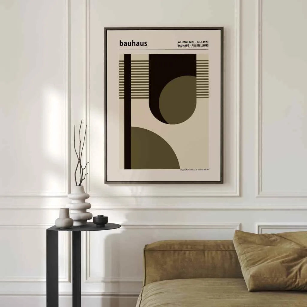 Bauhaus Geometrisch Ritme Poster