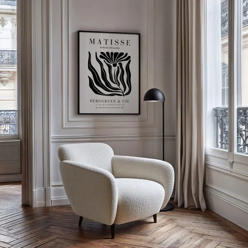 Henri Matisse – Zwarte Bloem Poster