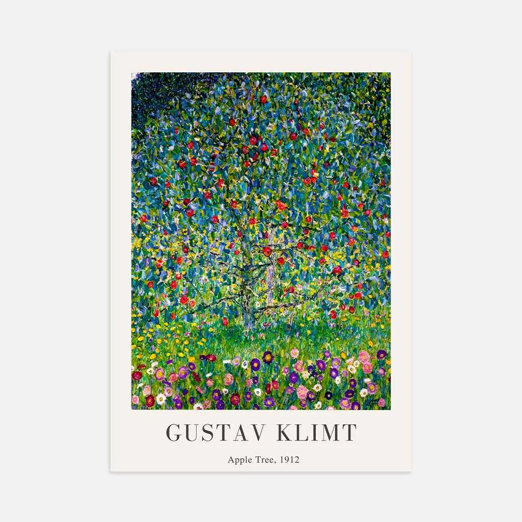 Gustav Klimt – Appelboom Poster