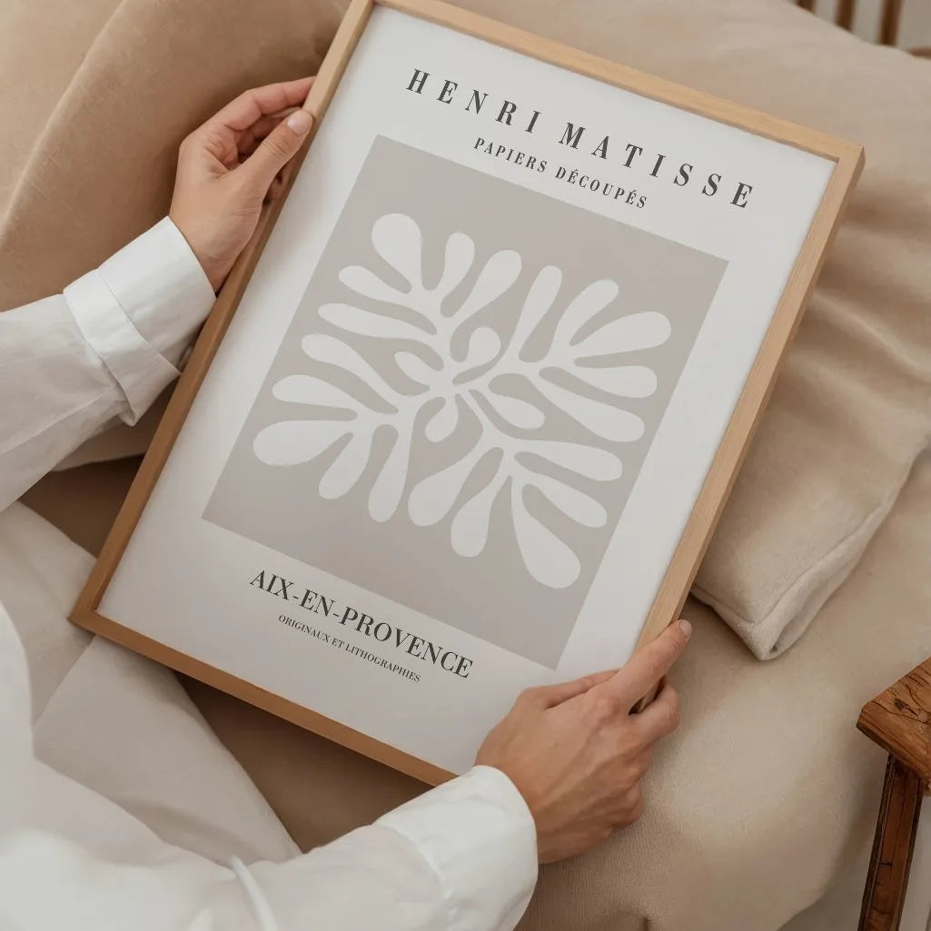 Matisse Beige Rust Poster