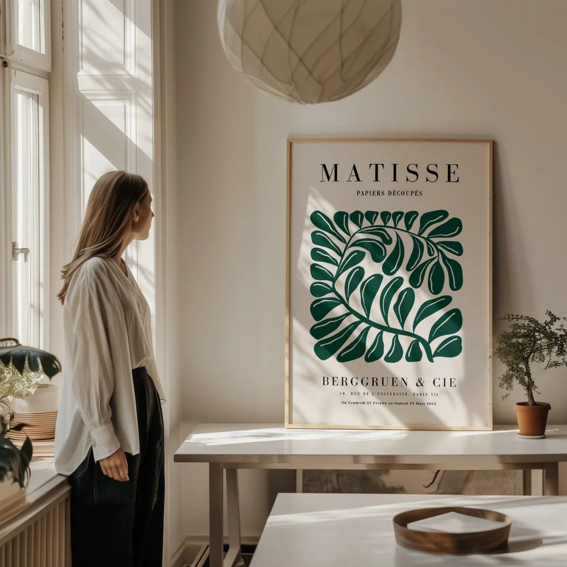 Matisse Groene Blad Poster