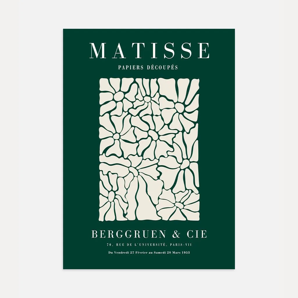 Henri Matisse Groene Vormen Poster