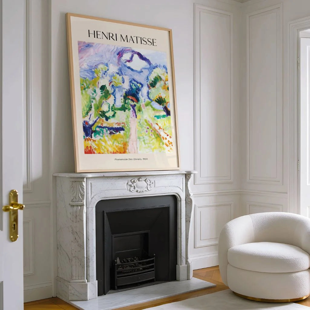 Henri Matisse Poster – Wandeling tussen olijfbomen