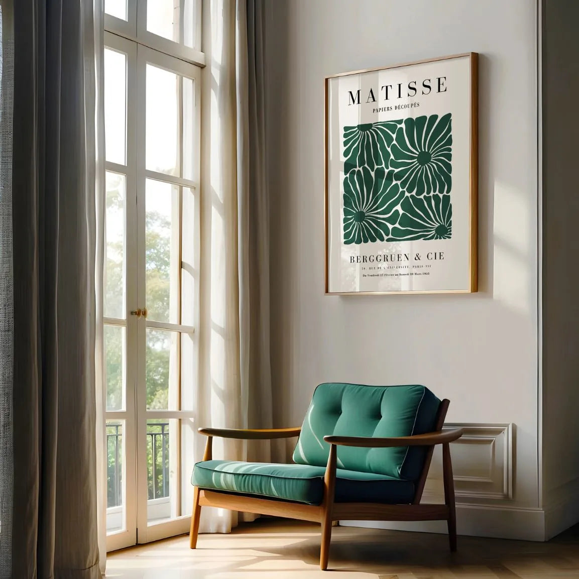 Matisse Groene Bloemen Poster