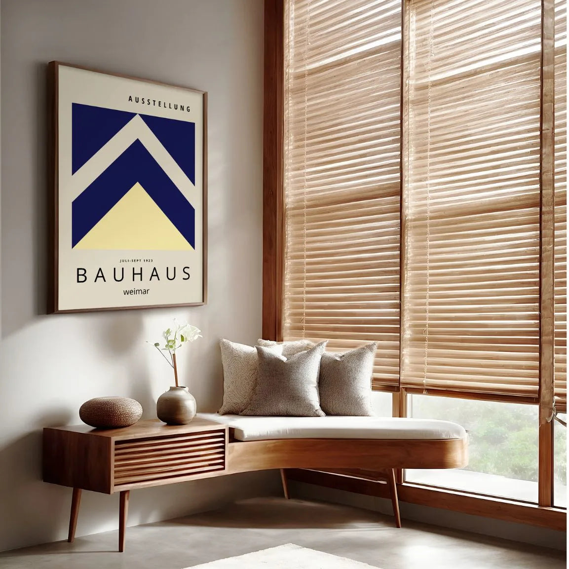 Bauhaus Weimar Geometrische Pijlen Poster