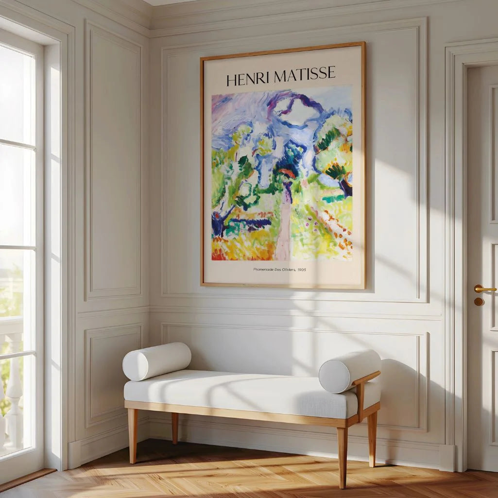 Henri Matisse Poster – Wandeling tussen olijfbomen