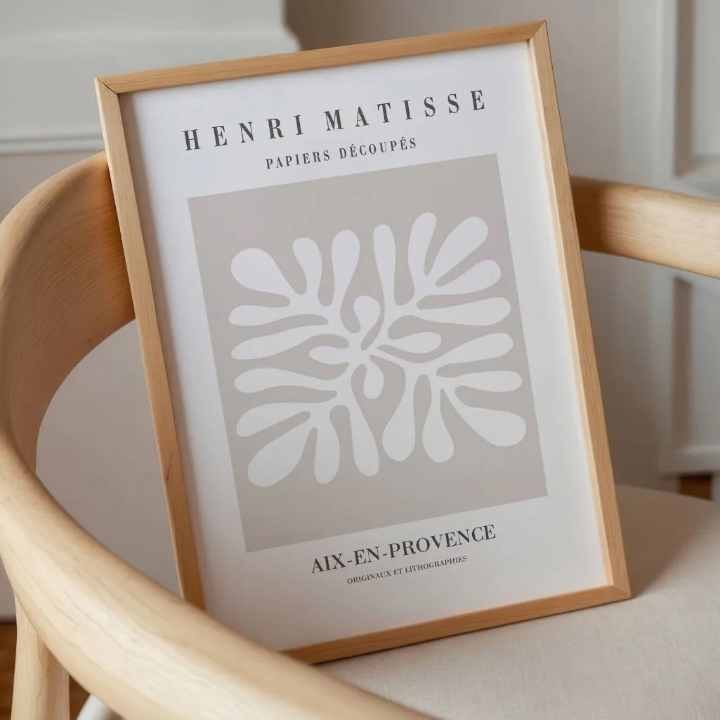 Matisse Beige Rust Poster