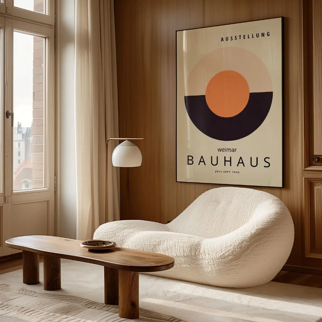 Bauhaus Cirkel Harmonie Poster