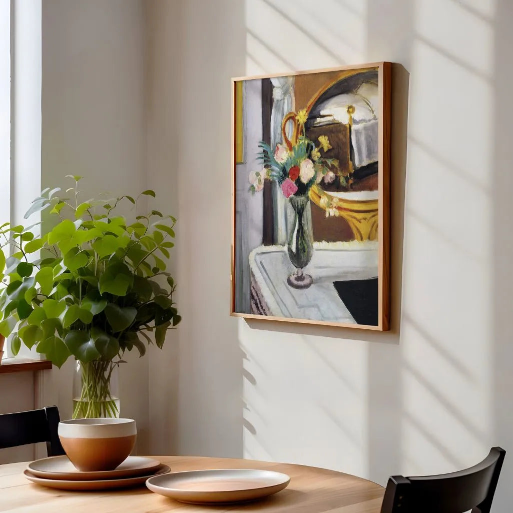 Henri Matisse Bouquet on a Table Poster