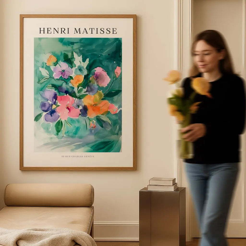 Matisse Bloemen Aquarel Poster