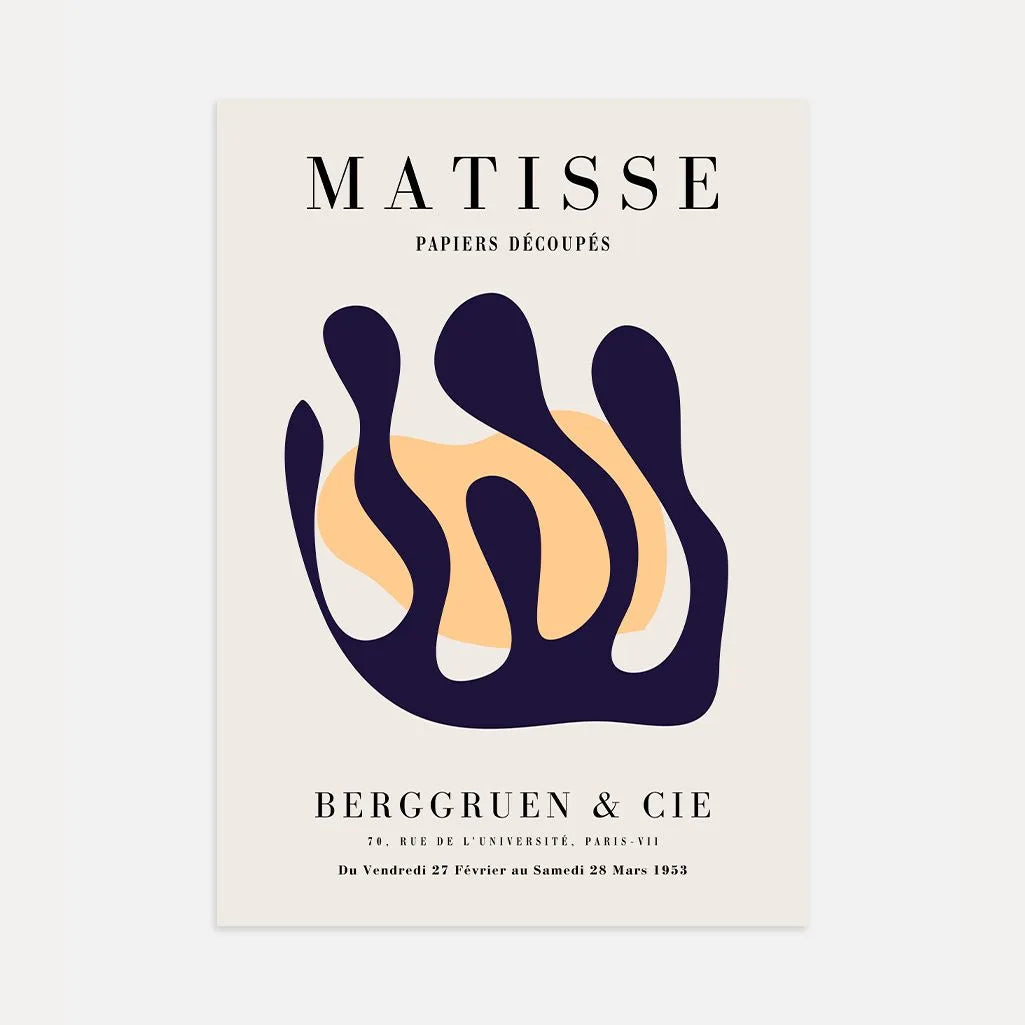 Henri Matisse Vloeiende Abstracte Vorm Poster