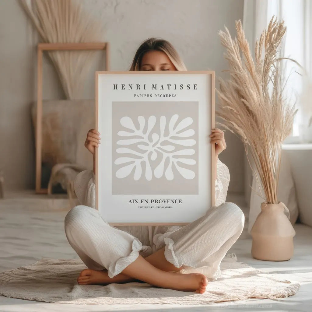 Matisse Beige Rust Poster