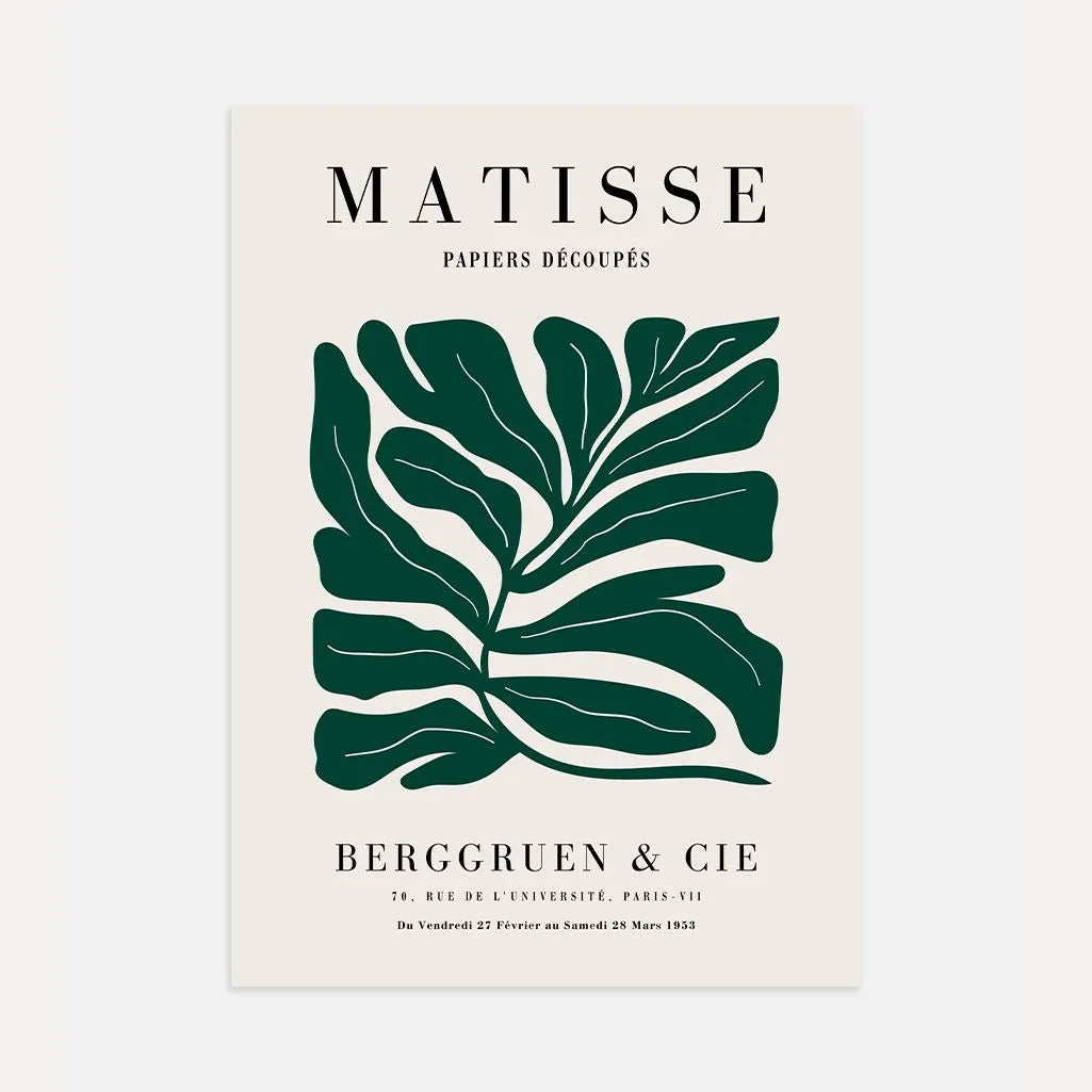 Henri Matisse Groene Bladvorm Poster