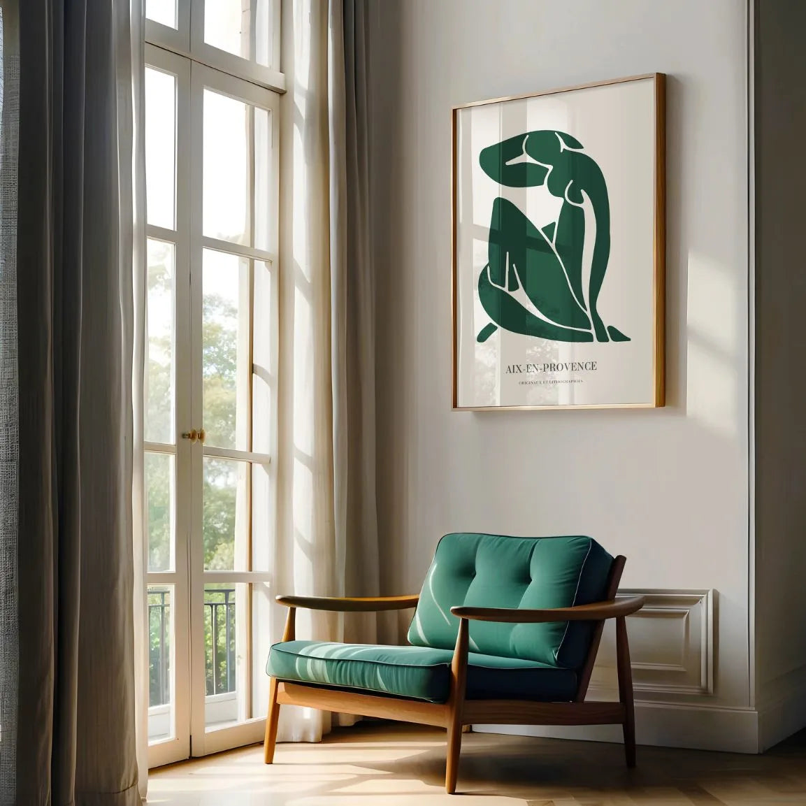 Matisse Poster - Groen Naakt