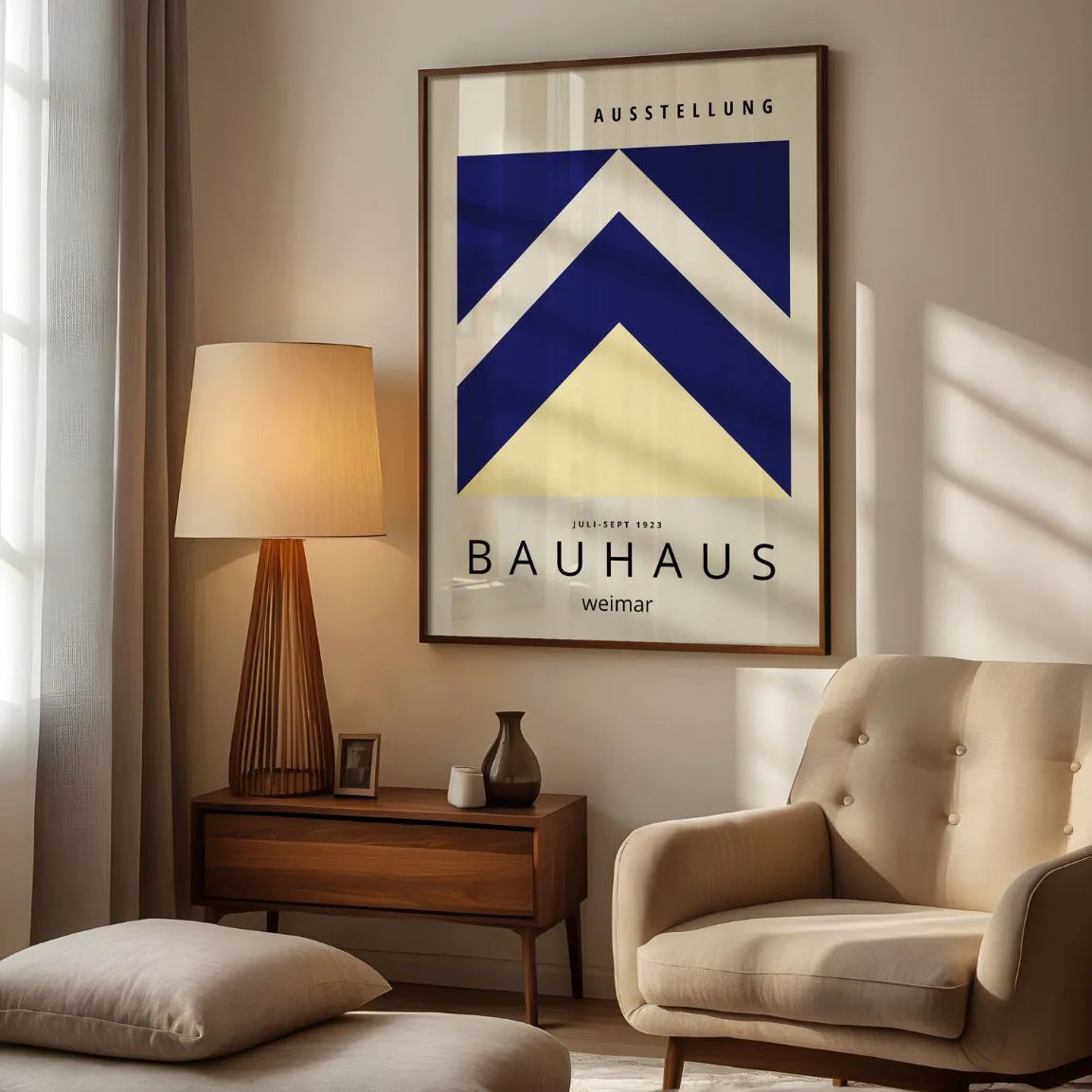 Bauhaus Weimar Geometrische Pijlen Poster