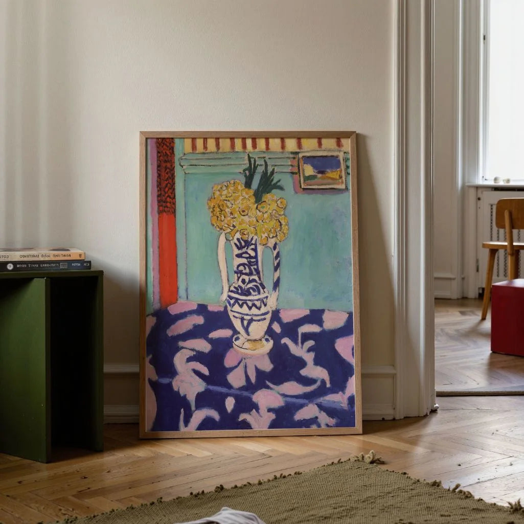 Henri Matisse Poster – Stilleven met blauw tafelkleed