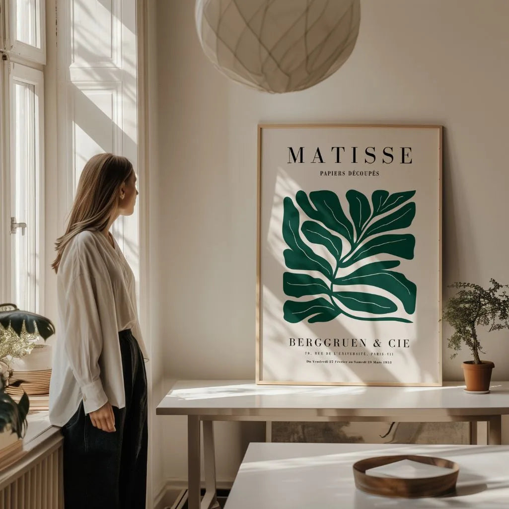 Henri Matisse Groene Bladvorm Poster