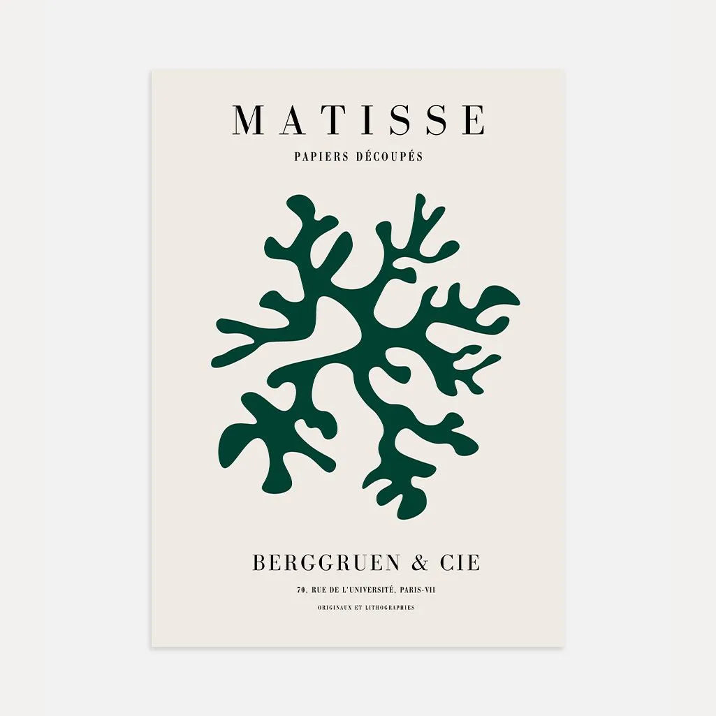 Henri Matisse Groen Koraal Poster