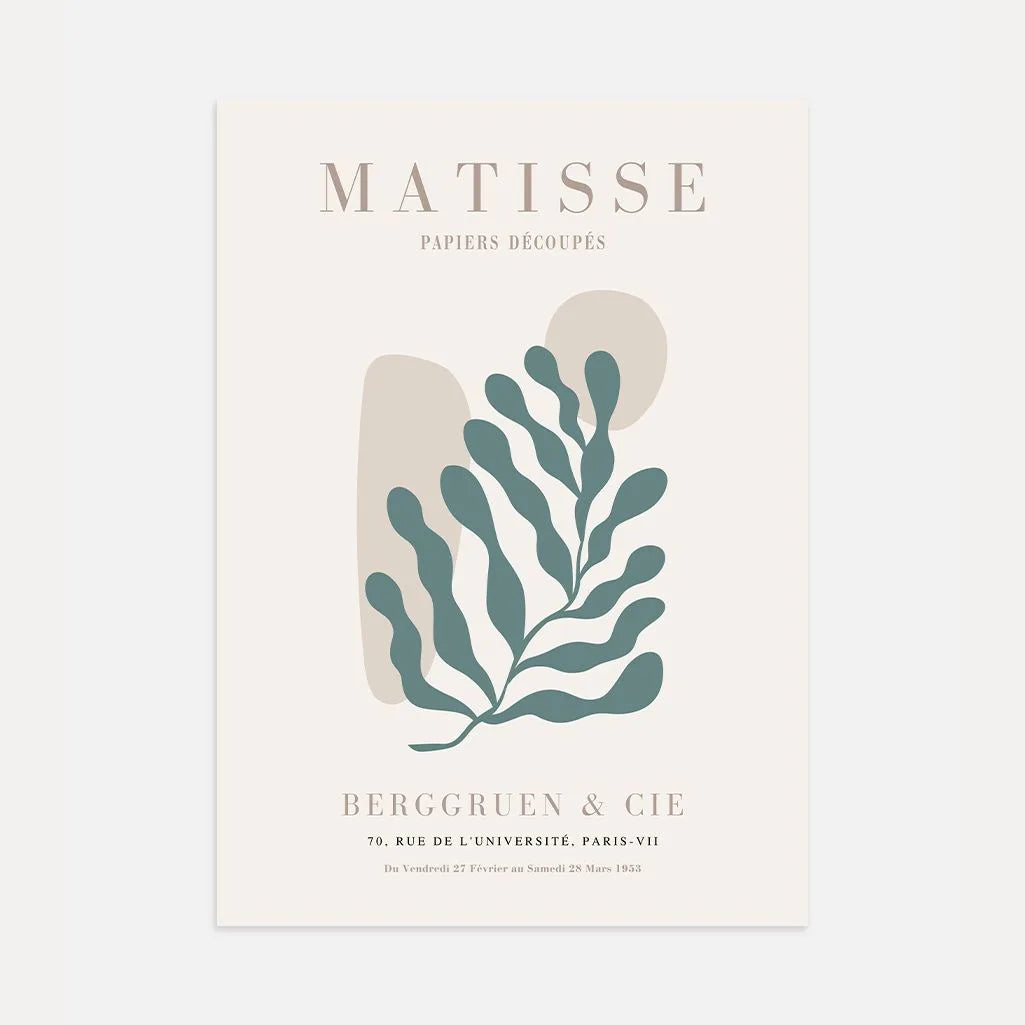 Henri Matisse Groen Organisch Motief Poster