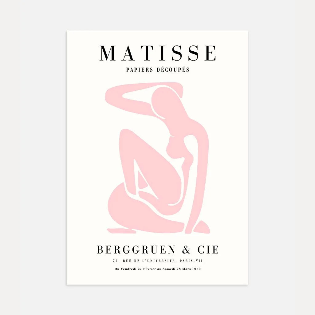 Henri Matisse Nu Bleu Roze Poster
