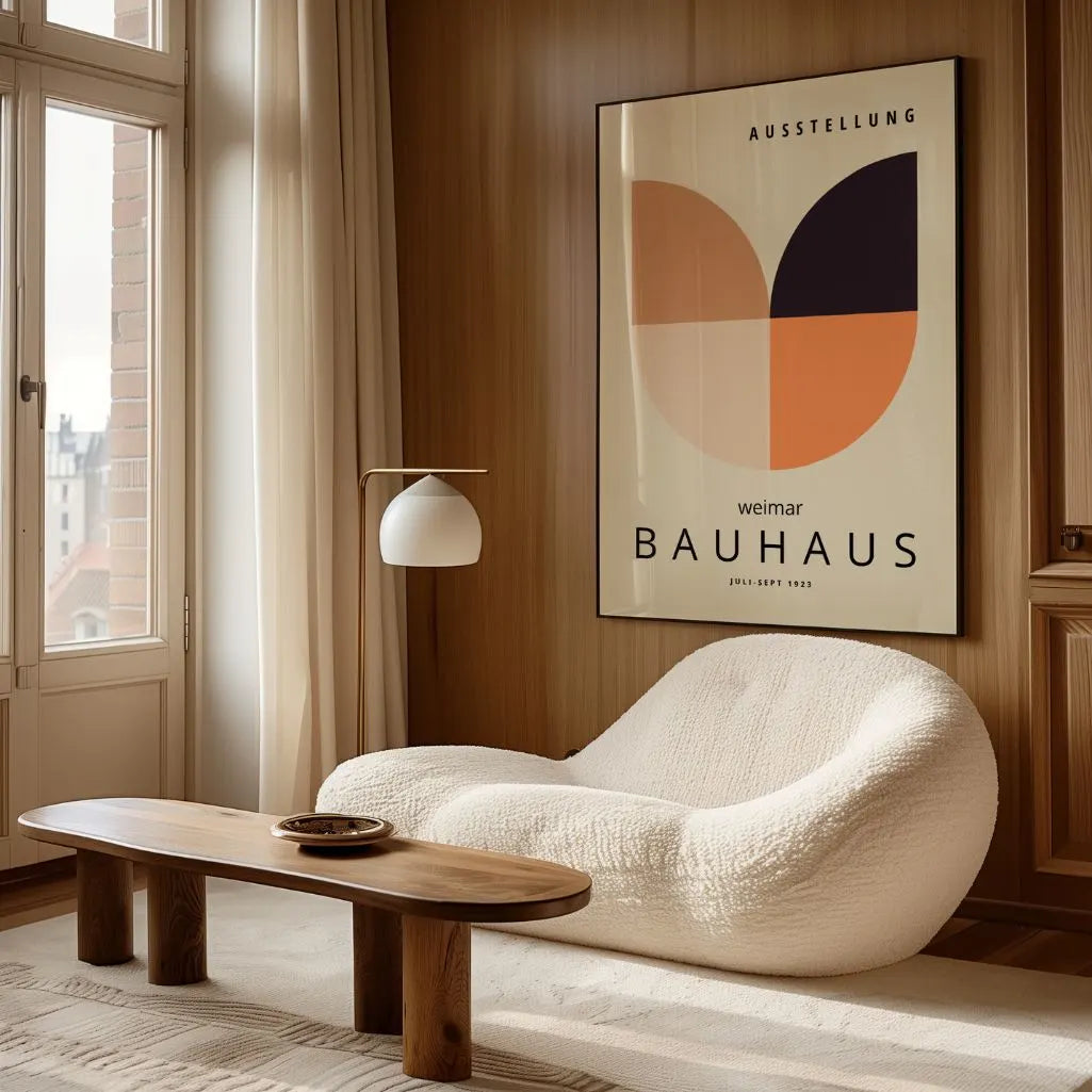 Bauhaus Weimar Warm Poster