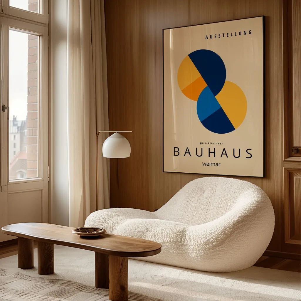 Bauhaus Overlappende Vormen Poster